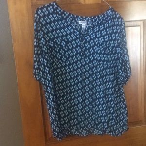 Croft & Barrow Blouse.  Size XL. Great condition.